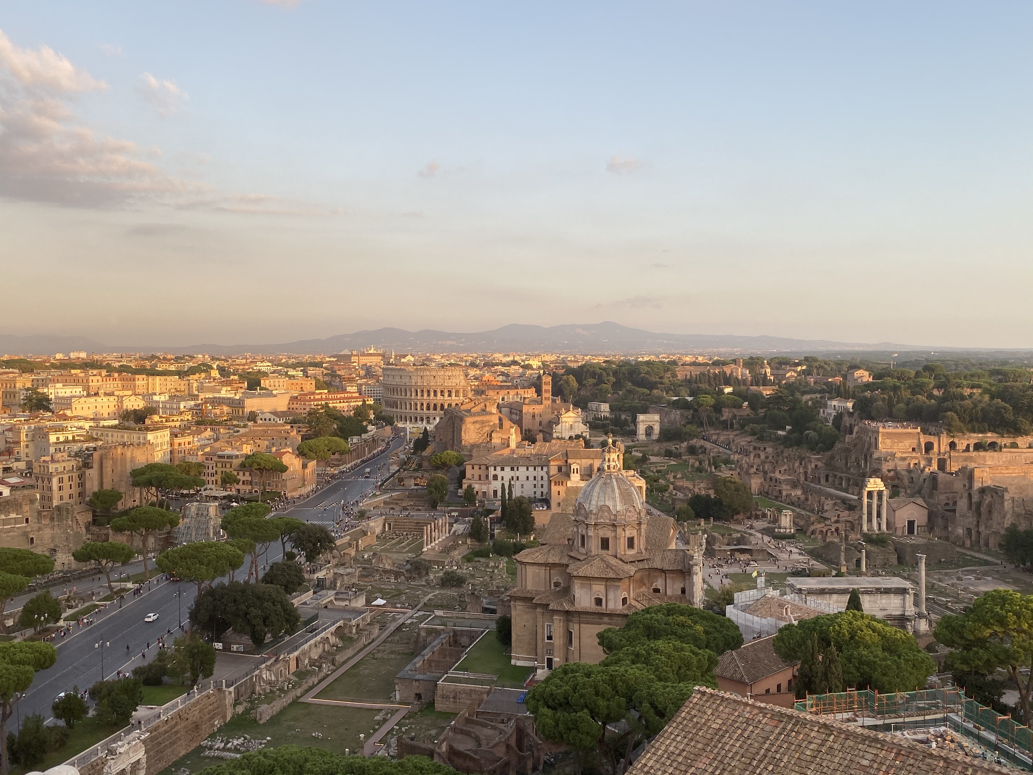 Rome sky view