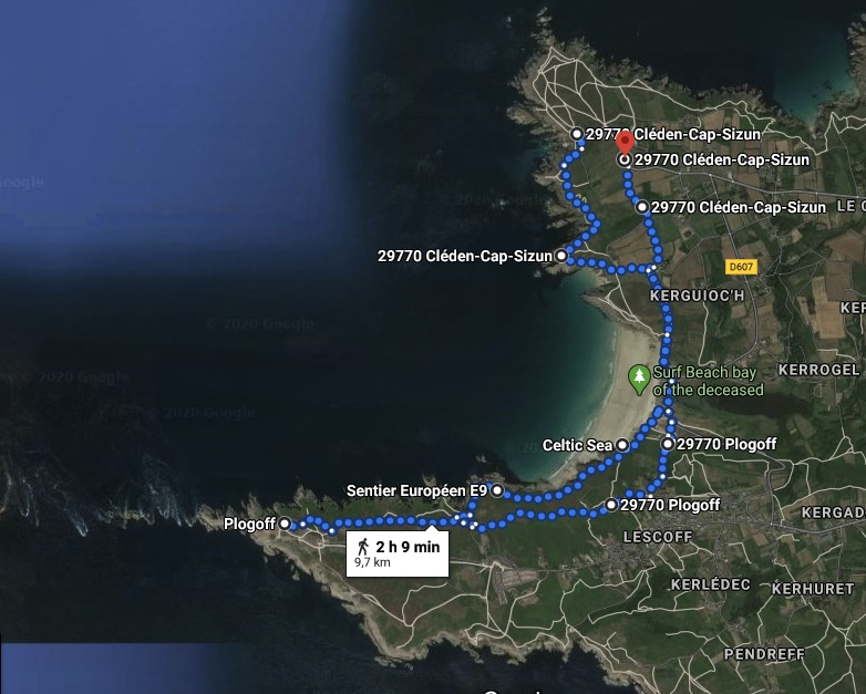 Pointe du Raz itinierary